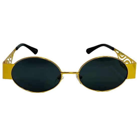 6046C | Oval Lens Sunglasses with unique arm design