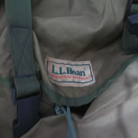 LL BEAN SOFT Canvas BACK PACK 14 x 13 x 6 INCHES