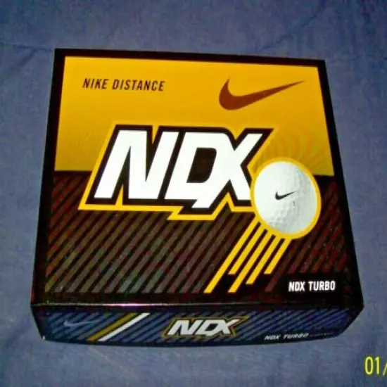 New Box Nike Distance NDX Turbo Golf Balls-Bronko Nagurski on balls Box 2