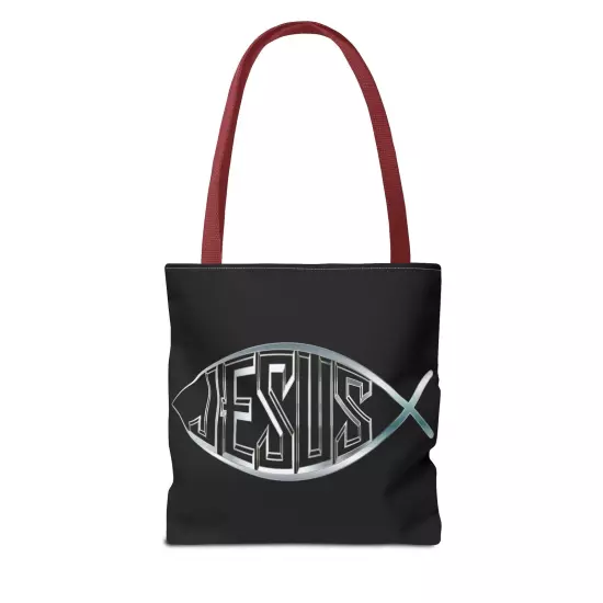 Tote Bag (AOP) - Jesus Fish