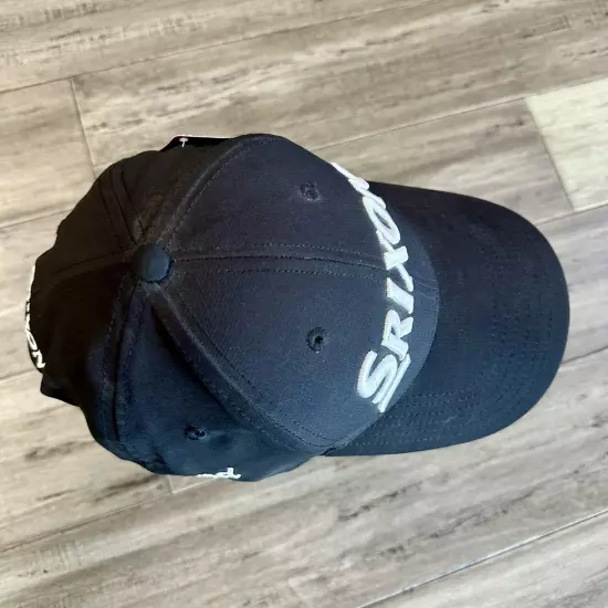 New Srixon Snap Back Tour Hat Cap Golf Adjustable Black Cleveland Golf One Size