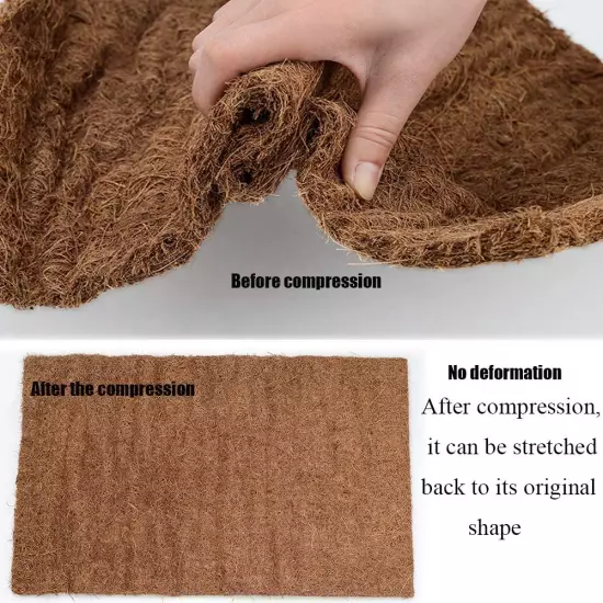 Reptile Carpet Natural Coconut Fiber Tortoise Carpet Mat for Pet Terrarium Liner