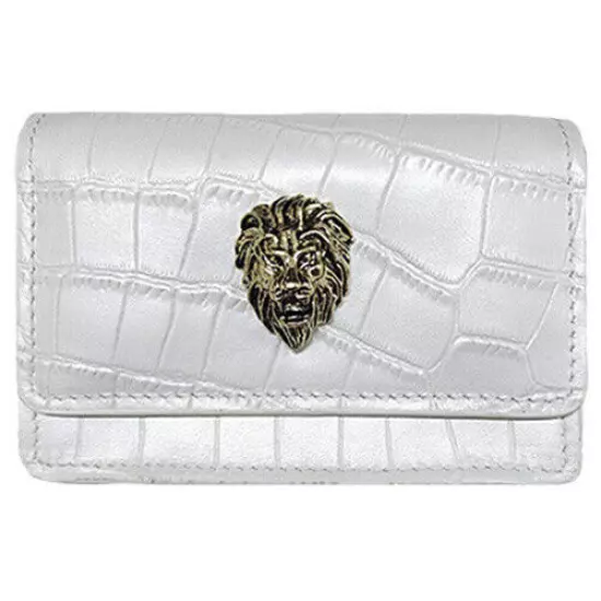 Leather Lion Golf Rangefinder Distance Meter Measuring Hard Case Pouch (White)