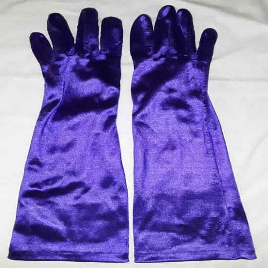 Artifacts, Inc. "MaryJean Collection" purple stretch unlined gloves one-size