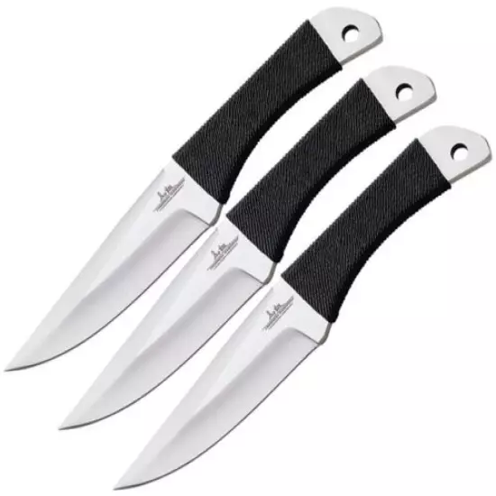 Gil Hibben Professional Large Throwing Knife Triple Set With Belt Sheath