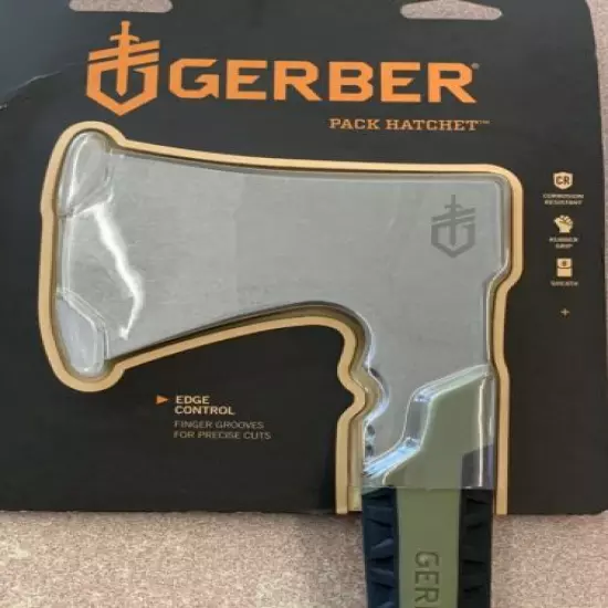 Gerber Gear Pack Stainless Steel PACK Hatchet W/Sheath. **BRAND NEW**