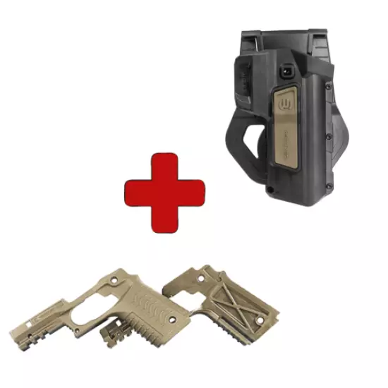 Recover Tactical Level 1 / Level 2 Holster & CC3H Grip Panel For 1911 Models