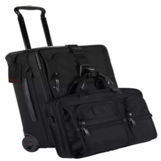 New Tumi Alpha 2 Add-A-Bag Strap in Black 