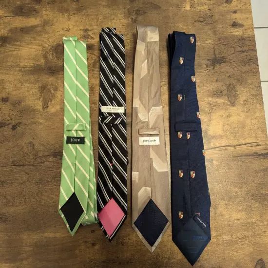 Lot of 16 Assorted 100% Silk Men's Ties