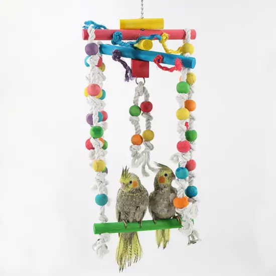 Bird Toys, Large Parrot Biting Toys, Bird Supplies, Wooden Parrot Toys