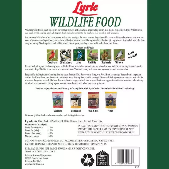 10 lb. Wildlife Food