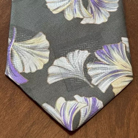 Xmi 325 Series Green Purple 100% Imported Silk Men’s Neck Tie Made In USA