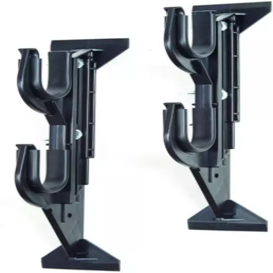 Allen Company Molded Truck Gun Rack for Rear Window 9 1/2" to 16 1/2", Black