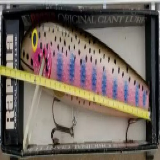 RAPALA Original Giant Lure The Original Finnish Minnow 28” Rainbow Pattern