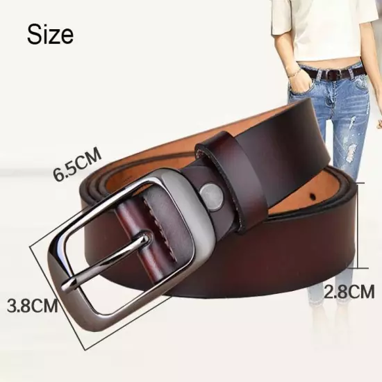 New Fashion Womens Belt 100% Genuine Leather Belt for Jeans Vintage Girl Belt 