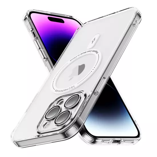 CLEAR Shockproof Case For Apple iPhone 16 15 14 Plus 13 12 11 Pro Max Xr MagSafe