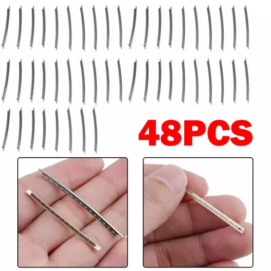 48PACK Stainless Steel 2.9mm Electric Guitar Fret Wire 24 Fingerboard Frets USA