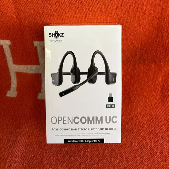 Shokz OpenComm 2 UC Bone Conduction Stereo Bluetooth Headset - USB C