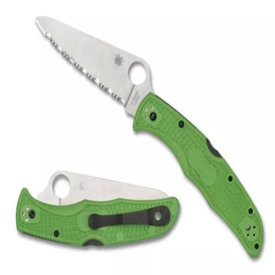 Spyderco C91FSGR2 Pacific Salt 2 Green LC200N SpyderEdge