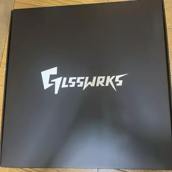 GLSSWRKS DARK KAZEMI Premium Glass Mousepad Dark 490x420mm Gaming Mousepad 