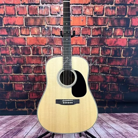 Custom D-28 acoustic guitar solid spruce top 41-inch in stock shipping quickly