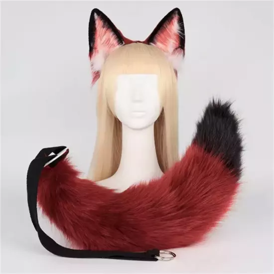 Zootopia Nick·Wilde Simulated Fox Ears Fox Tail Cosplay Anime Costume Prop