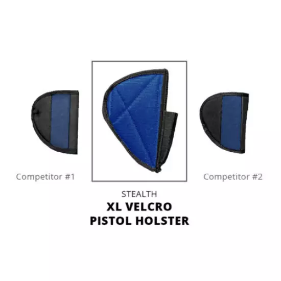 Stealth XL Pistol Holster 5 Pack Handgun Storage Solution for Gun Safe Car 