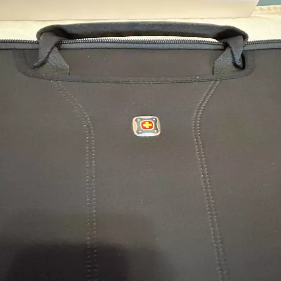 Swiss Gear Laptop Computer Tablet Carry Bag Case ~ Black NO Shoulder Strap