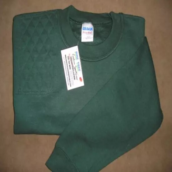 SMALL Right Hand Trap/Skeet Pad FOREST GREEN Heavy Blend Shooting Sweatshirt