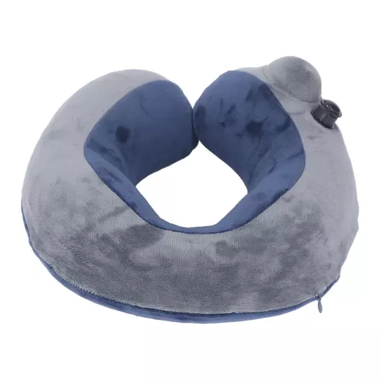 Self Inflatable Travel Pillow U Shaped Portable Neck Chain Support for Sleeping