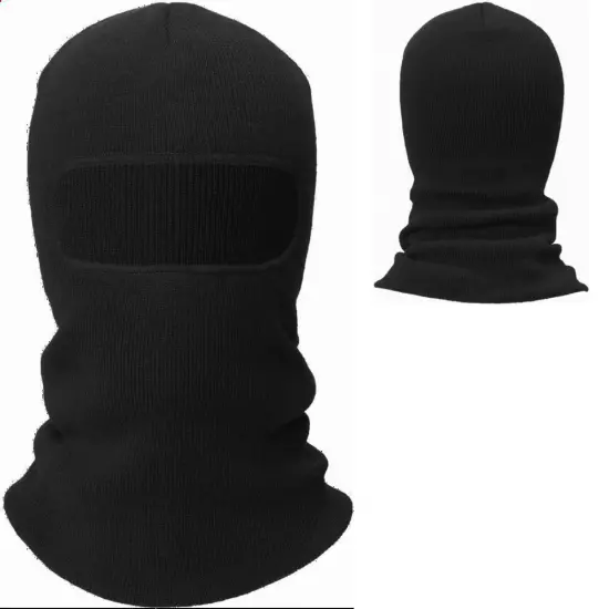 CornerStone ® Rib Knit Face Mask Balaclava CS805