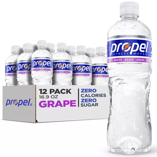 Propel Grape Zero Calorie Sports Drinking Water with Electrolytes & Vitamins C&E