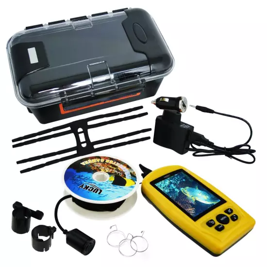 Underwater Fishing & Inspection Camera Video Color Display Monitor w/ 20m Cable