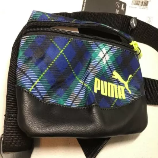 PUMA FANNY HIP PACK BLUE ARGYLE ADJUSTABLE STRAP NIP