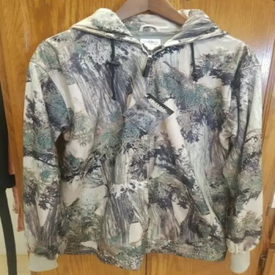  TRUESAGEHOODED WHISPER CLOTH DESERT CAMO HUNTING JACKET SIZE MEDIUM NWT