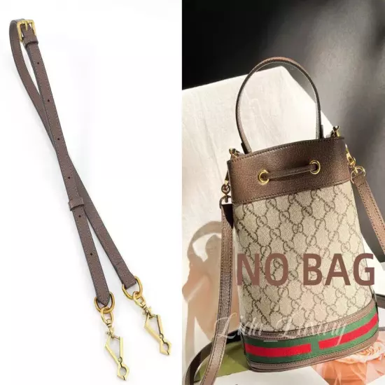 Leather Crossbody Shoulder Strap Horse Buckle For Gucci Replacement Strap