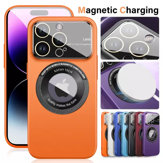 For iPhone 14 Pro Max 14 13 Pro 12 Mag Safe Magnetic Lens Shockproof Case Cover