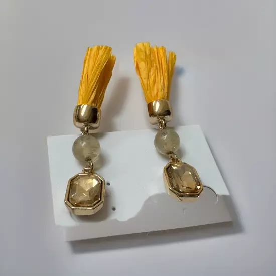 Two Pairs Of Dangle EARINGS NEW WITH TAGS. 1 pair, our boutique, Yellow WBH