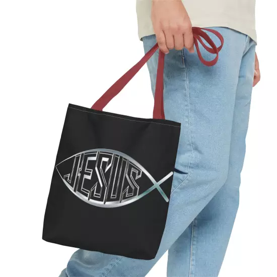 Tote Bag (AOP) - Jesus Fish