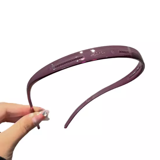 Sunglasses Shaped Headband Plastic Transparent Non-slip Hair Hoop Hair Tool