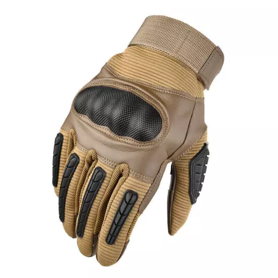 Mens Tactical Full Finger Gloves Airsoft Paintball Army Combat Hunting Shooting