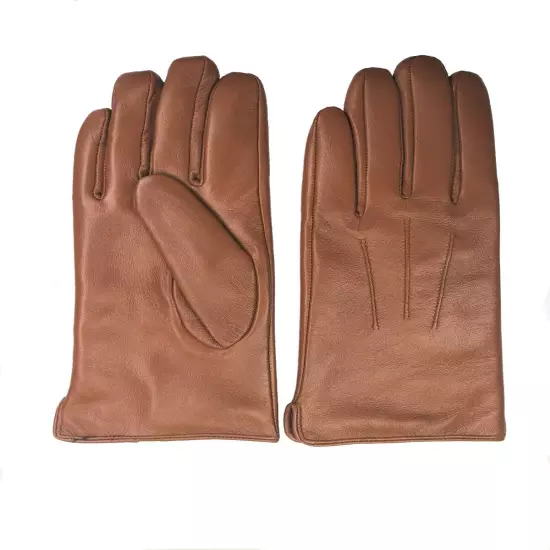 Womens Genuine Nappa Sheepskin Leather Lined Gloves 