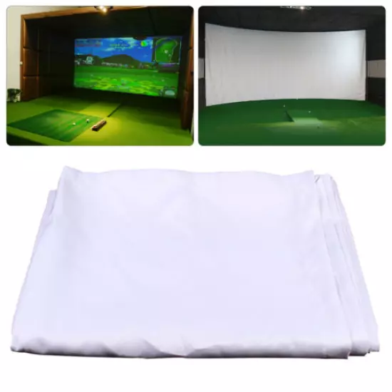 Indoor 9.84ft X 6.56 Golf Ball Simulator Impact Display Projection Weft Screen