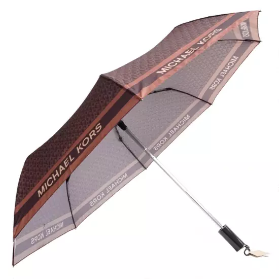 Michael Kors Umbrella Travel Braun New