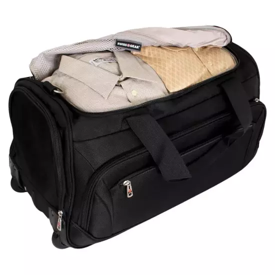 SWISSGEAR Zurich 48L Wheeled Duffel Bag - Black