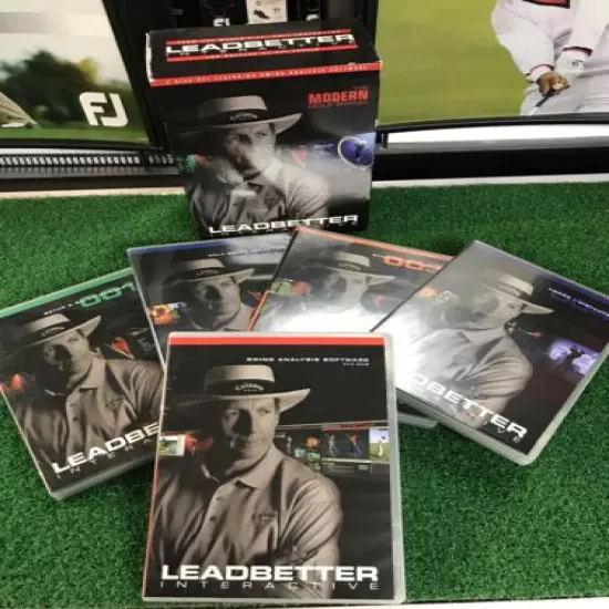 Dave Leadbetter Interactive The Modern Golf Swing DVD Improvement Drills Used