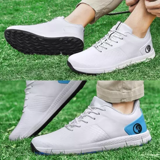 Comfortable Golf Shoes Men's Non-Slip Sneakers Waterproof Spikeless Golf Shoes