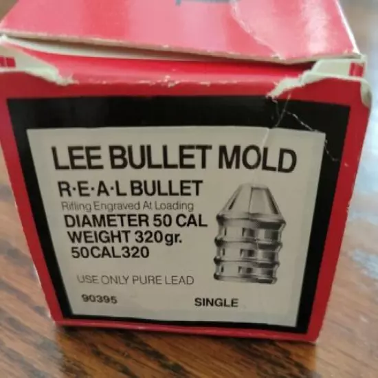 LEE 90395 R.E.A.L. .50 Cal 320 Grain Black Powder Mold