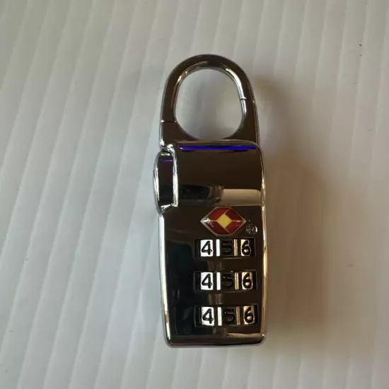 Tumi TSA Combination Lock – Chrome