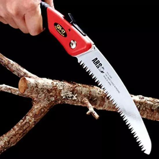 ARS Pruning Folding Turbocut Saw with 6-1/2-Inch Curved Blade SA-GR17 